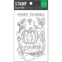 Hero Arts - Die and Clear Photopolymer Stamp Set - Grateful Pumpkin