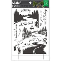 Hero Arts - Die and Clear Photopolymer Stamp Set - Winding Road HeroScape
