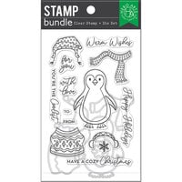 Hero Arts - Christmas - Die and Clear Photopolymer Stamp Set - Cozy Penguin
