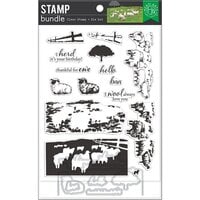 Hero Arts - Die and Clear Photopolymer Stamps Set - Sheep Herd HeroScape