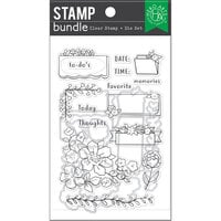 Hero Arts - Die and Clear Photopolymer Stamp Set - Floral Journaling
