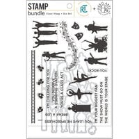 Hero Arts - Ralph Tyndall - Clear Photopolymer Stamp And Die Set - Center Stage