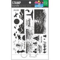 Hero Arts - Die And Clear Photopolymer Stamps - Sunset Over Waves