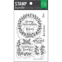 Hero Arts - Die And Clear Photopolymer Stamps - Valentine Wreath