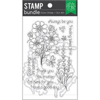 Hero Arts - Die And Clear Photopolymer Stamps - Cosmos And Lavender