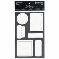 Heidi Swapp - Journaling Spots - Frills 2 - Black and White, CLEARANCE