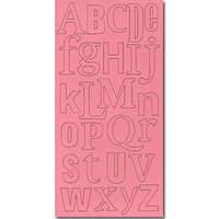 Heidi Swapp - Chipboard Letters - One and Three-Fourths Inch - Schizophrenic Font - Pink, CLEARANCE
