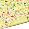 Imaginisce - Berrylicious Collection - 12 x 12 Double Sided Paper with Glossy Accents - Cherry Lemonade