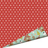 Imaginisce - Santa's Little Helper Collection - Christmas - 12 x 12 Double Sided Paper with Glossy Accents - Cinnamon Snowflake