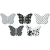 Jenni Bowlin Studio - Vellum Embellished Butterflies with Jewels - Black, CLEARANCE