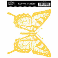 Jenni Bowlin Studio - Rub On Single - Butterfly - Yellow