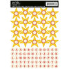 Jenni Bowlin Studio - Cardstock Stickers - Star Banner - Yellow