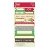 Jillibean Soup - Holly Berry Borscht Collection - Christmas - Cardstock Stickers - Soup Labels