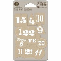 Jillibean Soup - Holly Berry Borscht Collection - Christmas - Mini Kraft Numbers