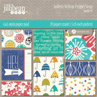 Jillibean Soup - Saffron Yellow Pepper Soup Collection - 6 x 6 Paper Pad