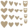 Jillibean Soup - Corrugated Shapes Collection - Hearts