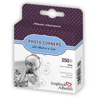 3L - Scrapbook Adhesives - Photo Corners - Clear 250 per box