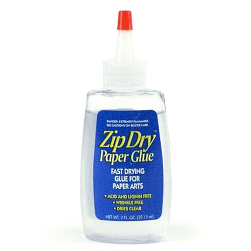 Art & Craft Glue: Zip Dry Paper Glue 2 oz.