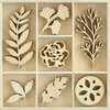 Kaisercraft - Flourishes - Die Cut Wood Pieces - Nature