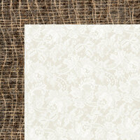 Kaisercraft - Base Coat Collection - 12 x 12 Double Sided Paper - Lace