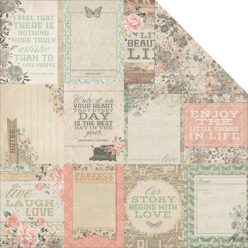 Kaisercraft - Rustic Harmony Collection - 12 x 12 Double Sided Paper - Enchantment