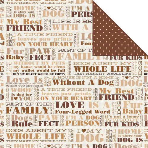 Kaisercraft - Furry Friends Collection - 12 x 12 Double Sided Paper - Pet