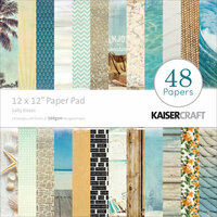 Kaisercraft - Sandy Toes Collection - 12 x 12 Paper Pad - Salty Kisses