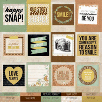 Kaisercraft - Take Note Collection - 12 x 12 Perforated Paper