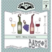 Karen Burniston - Craft Dies - Wine Charms