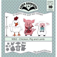 Karen Burniston - Craft Dies - Chicken Pig and Lamb