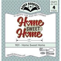 Karen Burniston - Craft Dies - Home Sweet Home