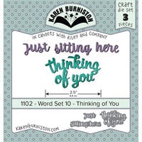 Karen Burniston - Craft Dies - Word Set 10 - Thinking of You