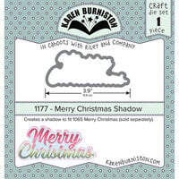 Karen Burniston - Craft Dies - Merry Christmas Shadow