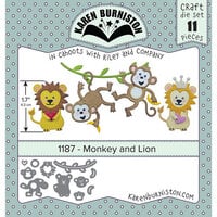Karen Burniston - Craft Dies - Monkey and Lion