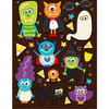 K and Company - Spooktacular Collection - Grand Adhesion Stickers with Epoxy and Glitter Accents - Monster, CLEARANCE
