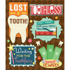 K and Company - Life's Little Occasions Collection - 3 Dimensional Stickers with Epoxy and Glitter Accents - Losing a Tooth