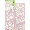 K and Company - Flora and Fauna Collection - Adhesive Chipboard - Silhouette, CLEARANCE