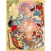 K and Company - Que Sera Sera Collection - Die-Cut Cardstock and Acetate - Icons and Frames