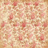 K and Company - Ancestry.com Collection - 12x12 Paper - Red Antique Floral