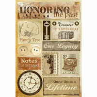 Karen Foster Design - Ancestry Collection - Cardstock Stickers - Honoring The Past