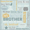 Karen Foster Design - Brother Collection - 12 x 12 Paper - Brothers Collage