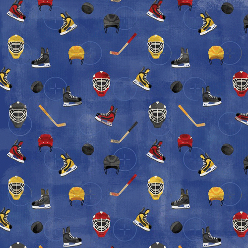 Karen Foster Design - 12 x 12 Paper - Get Ready For Hockey