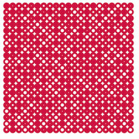 KI Memories - Pop Culture Collection - Lace Cardstock - Disco Ball - Red Hot