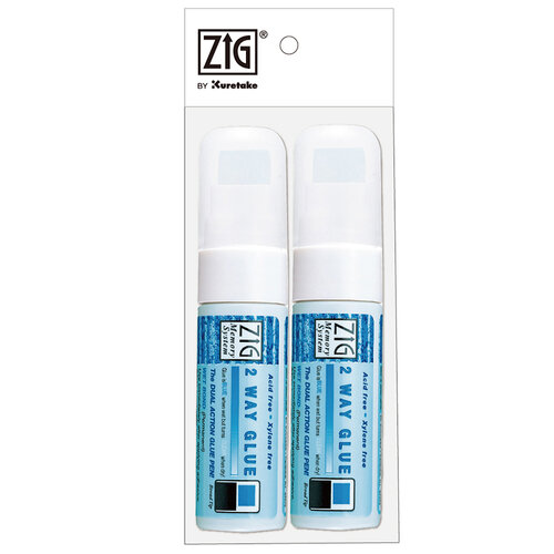 Zig Sticky Thumb 2-Way Glue Pen, 15mm Fine Tip, 0.25 Oz Pack of 1