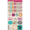 Lily Bee Design - Head Over Heels Collection - Cardstock Stickers