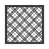 LDRS Creative - Happy Fall Collection - 6 x 6 Stencils - Plaid