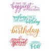LDRS Creative - Clear Photopolymer Stamps - Essential Birthday Sentiments