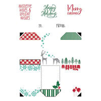 LDRS Creative - Clear Photopolymer Stamps - Christmas Gift Tag Stack