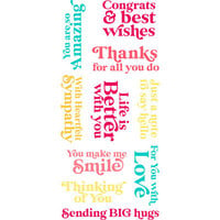 LDRS Creative - Clear Photopolymer Stamps - Everyday Sayings