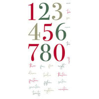 LDRS Creative - Clear Photopolymer Stamps - Countdown To Christmas